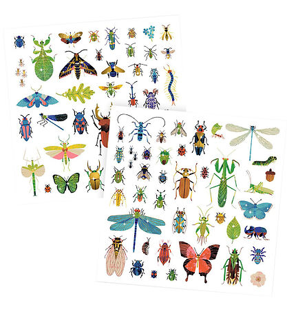 Djeco Stickers - Metallic - 160 pcs - Insects