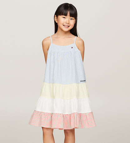 Tommy Hilfiger Kleid - Seersucker Mixed Stripe - Multi Stripe