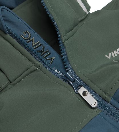 Viking Softshelloverall m. Fleece - Play - Dark Green