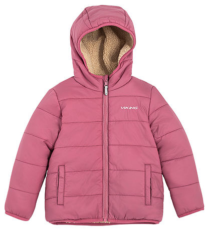 Viking Fleece Jacket - Reversible - Playtime - Plum/Beige