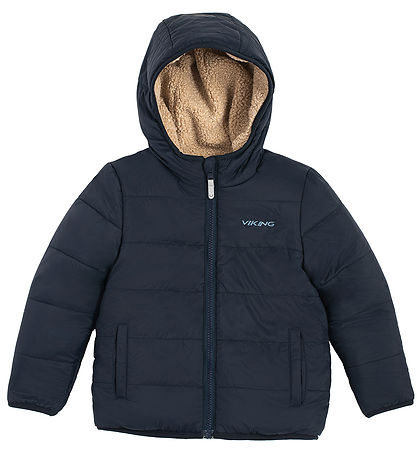 Viking Fleece Jacket - Reversible - Playtime - Navy/Beige