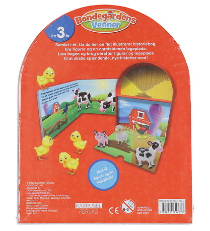 Alvilda Book w. Toy Figurine - Farm Friends - Fun At The Farm -