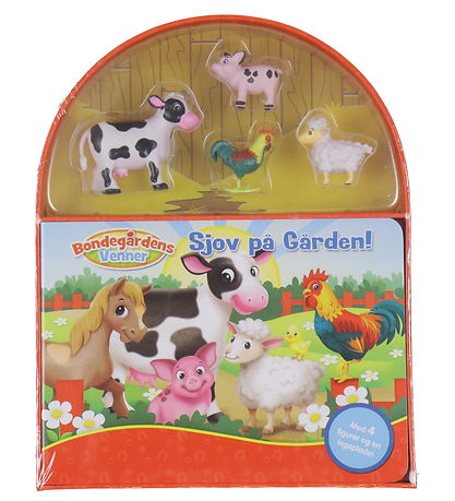 Alvilda Book w. Toy Figurine - Farm Friends - Fun At The Farm -