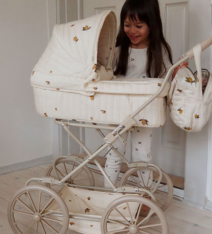 Konges Sljd Doll Stroller - Lemon