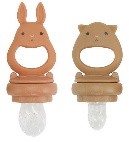 Konges Sløjd Futterspender - 2er-Pack - Mandel/Terrakotta