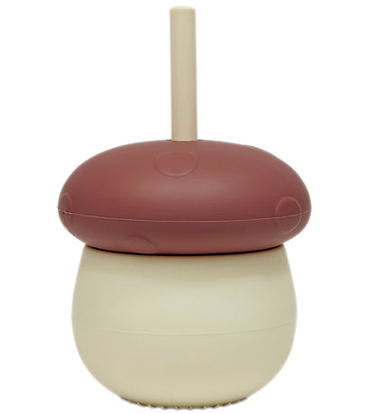 OYOY Cup - Mushroom - Off White/Red