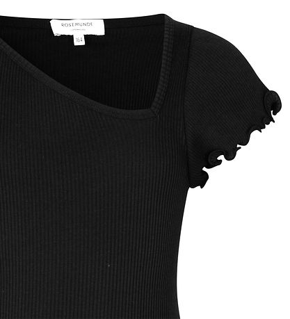 Rosemunde Kleid - Rib - Schwarz