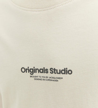 Jack & Jones Stuttermabolur - Noos - JorVesterbro - Moonbeam