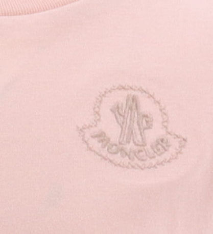 Moncler Stuttermabolur - Bleikt