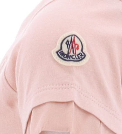 Moncler Stuttermabolur - Bleikt