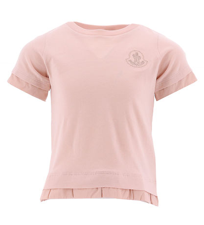 Moncler Stuttermabolur - Bleikt
