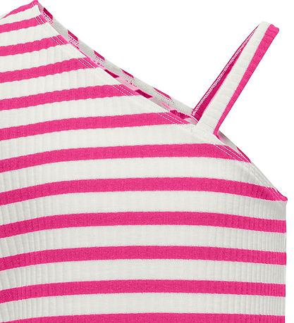 Kids Only Top - KogNella - Cloud Dancer/StripesRaspberry Rose