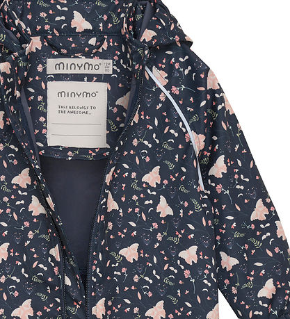 Minymo Softshell föt - Blue Nights M. Fiðrildi