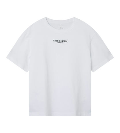 Name It Stuttermabolur - NkmBrody - Noos - Bright White