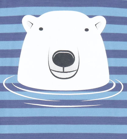 DYR T-shirt - Dyrgrowl - Grey Marine Polar Bear