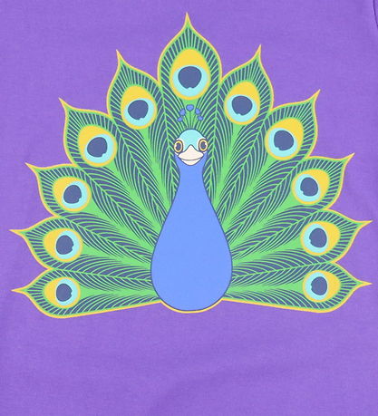 DYR T-shirt - Animalgrowl - Shy Purple Peacock