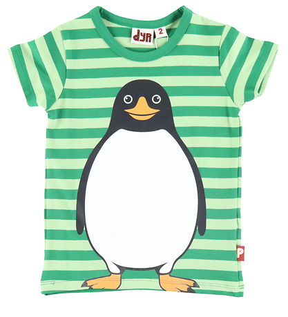 DYR T-shirt - Dyrgrowl - Grass Green/Dusty Green Penguin