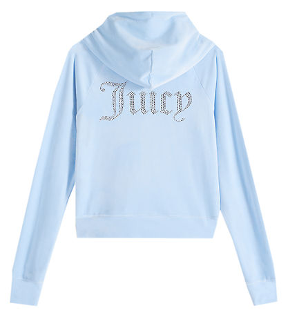 Juicy Couture Cardigan - Madison - Velvet - Powder Blue