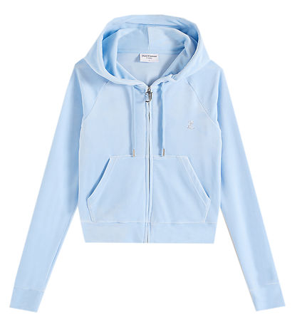 Juicy Couture Cardigan - Madison - Velvet - Powder Blue