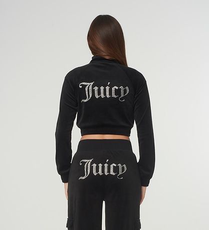Juicy Couture Cardigan - Tasha - Velúr - Svart