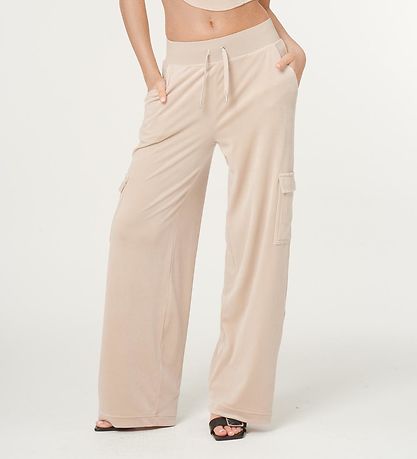 Juicy Couture Velvet Trousers - Audree - Brazilian Sand