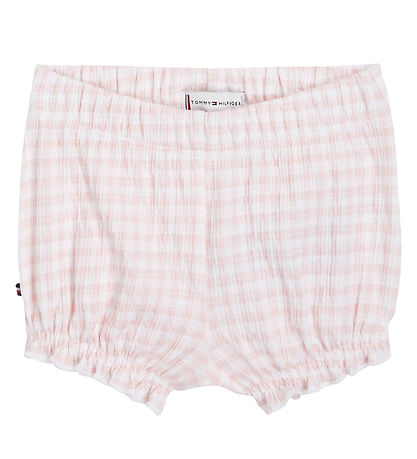 Tommy Hilfiger Sett - Stuttermabolur/Bloomers - Ruffle Gingham -