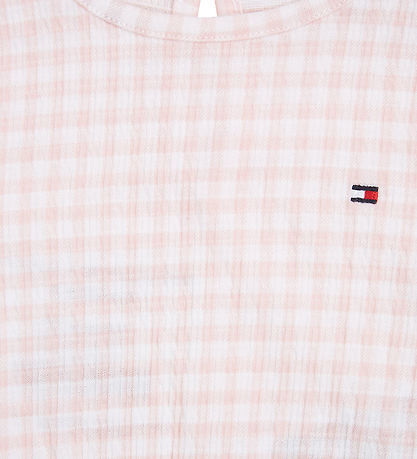 Tommy Hilfiger Sett - Stuttermabolur/Bloomers - Ruffle Gingham -