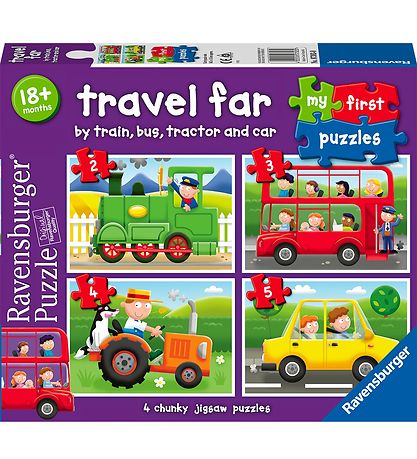 Ravensburger Puzzel - My First - 4 Diversen - Travel Vader