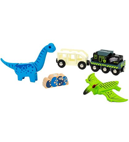 BRIO World Battery powered Train With Dinosaur w. Sound and Ligh