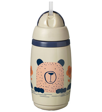 Tommee Tippee Bolli M. sogrör - Superstar - 266 ml - Drapplitað/