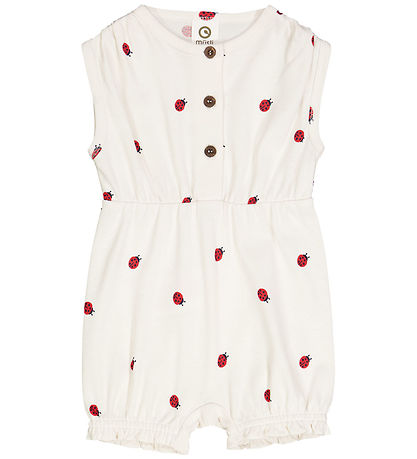 Müsli Summer Romper - Ladybird - Conditioner Cream/Apple Ed