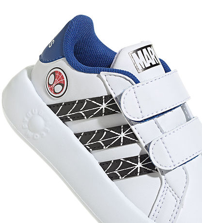 adidas Performance Skor - Grand domstol Spider-Man CF - Vit/Blå