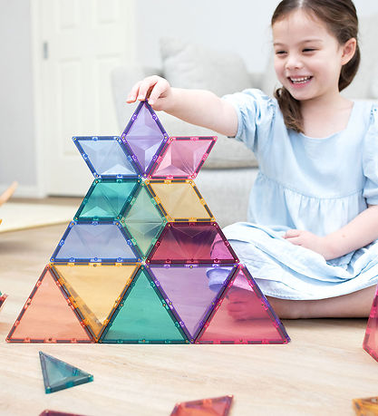 Connetix Segulsett - 48 Partar - Pastel Formútvíkkunarpakki