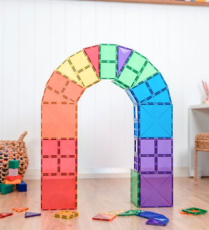 Connetix Magnetsats - 60 Delar - Rainbow Startar Förp