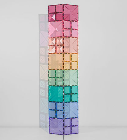 Ensemble d'aimants Connetix - 40 Parties - Pastel Square Pack d'