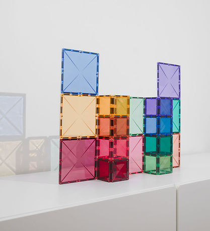 Ensemble d'aimants Connetix - 40 Parties - Pastel Square Pack d'