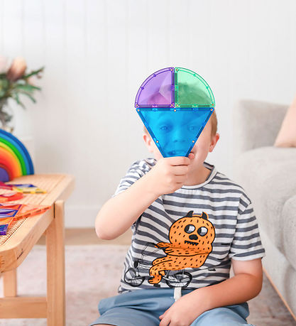 Connetix Magnetset - 36 Delar - Rainbow Formexpansionspaket
