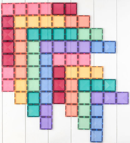 Connetix Magnet set - 24 Parts - Pastel Rectangle