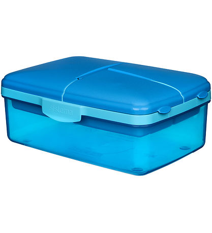 Sistema Brooddoos - Slimline Quaddie - 1.5 l - Blauw/Lichtblauw