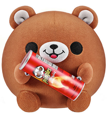 Snackles Soft Toy - 35 cm - The bear Terry w. Pringles