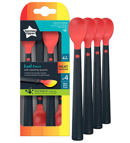 Tommee Tippee Baby Spoons w. Heat sensor - Heatsense - 4-Pack - 