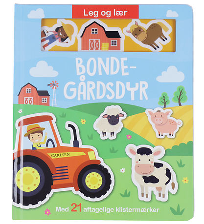 Forlaget Carlsen Sticker book - Play And Learn - Farm Animals -