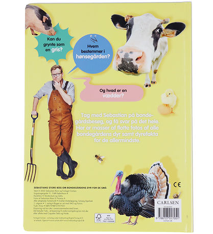 Forlaget Carlsen Book - Sebastian's Large Book About the Farm An