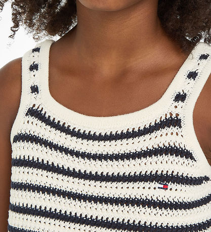 Tommy Hilfiger Top - Knitted - Stripe Crochet - Calico/Desert Sk