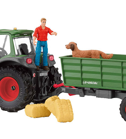 Schleich Farm World - Dráttarvél með kerru - 42608