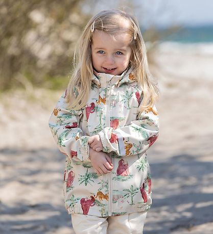 CeLaVi Softshell jakki - Brandied Apricot/Bleikt M. Fílar