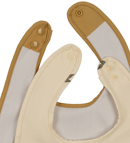 Konges Sløjd Bibs - PU - 2-Pack - Lemon