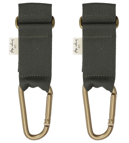 Konges Sløjd Kinderwagengurte - 2er-Pack - Moss Grey