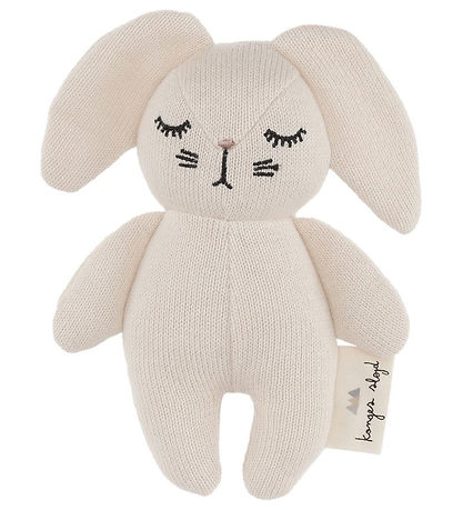 Konges Sløjd Rattle - Mini Rabbit - Offwhite