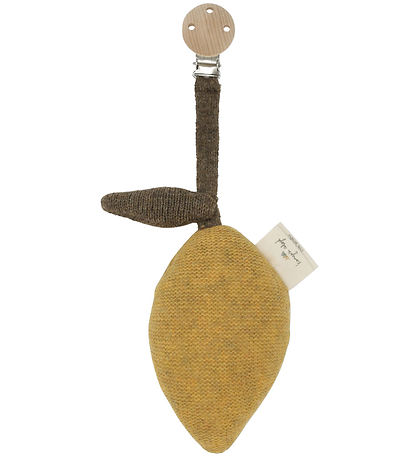 Konges Sløjd Kerruleikfang - Prjónað - Lemon - Mustard/Army